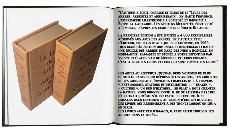le livre des arbres