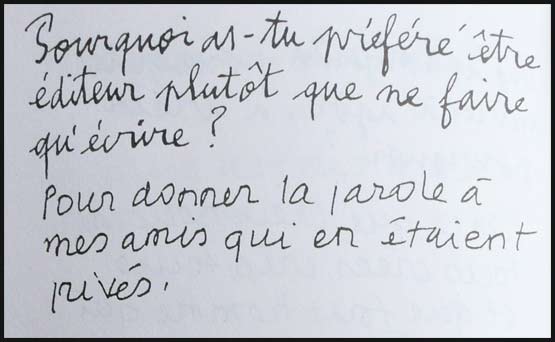 les écrivains et morel