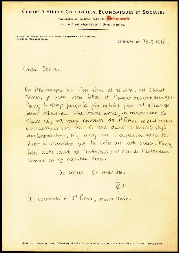 une lettre
