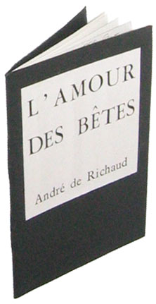 l'amour des btes