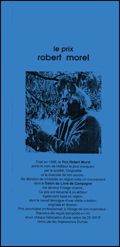 prsentation de Robert Morel, le Prix