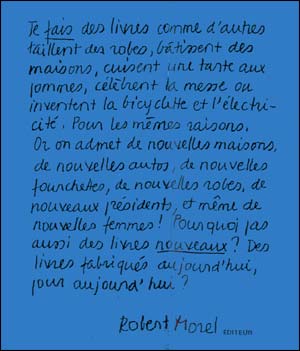 prsentation de Robert Morel, le Prix